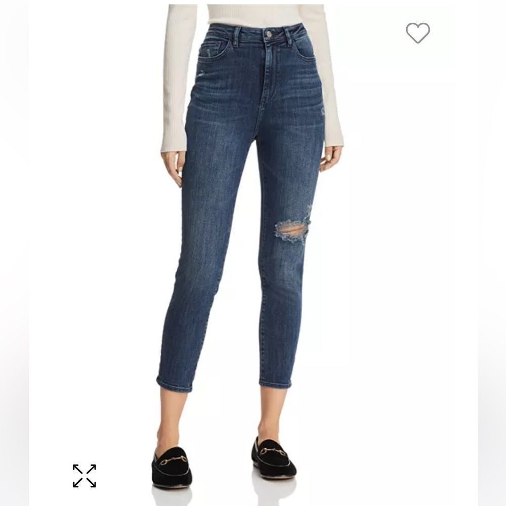 DL1961 Chrissy High Rise Sculpting Skinny Jeans in Saxton Size 27